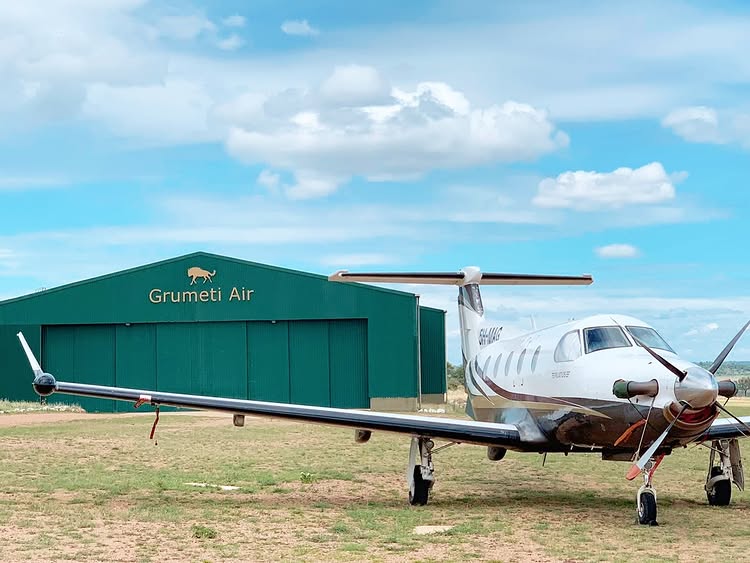 Sasakwa Airstrip in Grumeti Game Reserve Tanzania